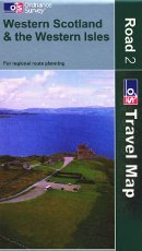 Ordnance Survey Road Map Western Scotland