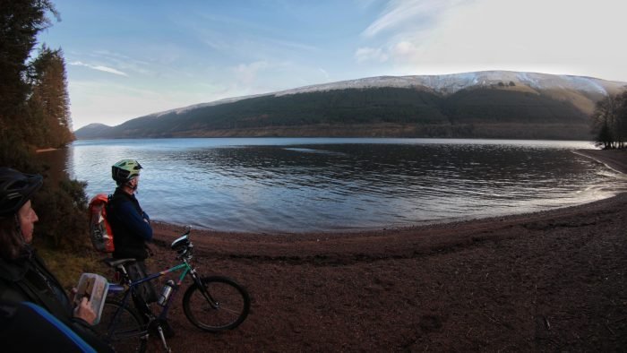 Lochside wild camping site