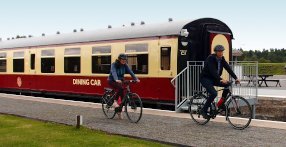 Cycling at Grantown on Spey Scotland